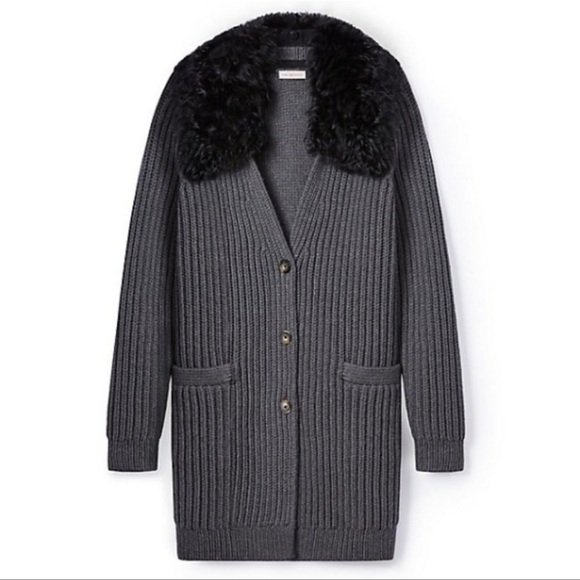Tory Burch cardigan coat - Picture 1 of 8